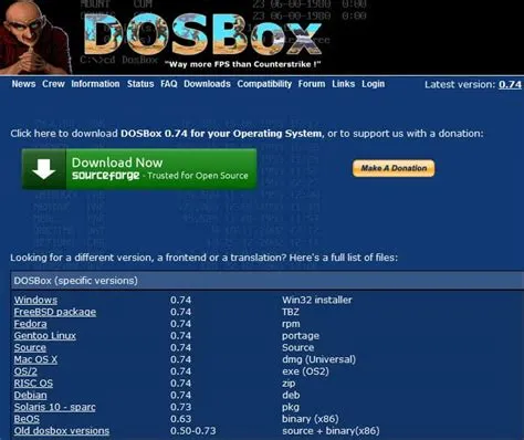 Is it safe to install dosbox?