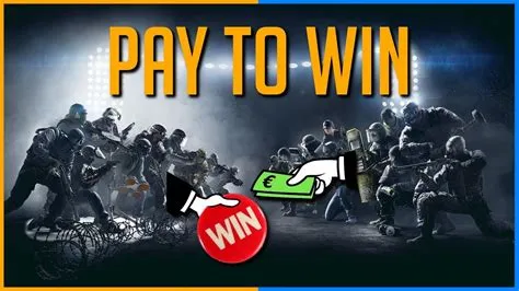 Is rainbow 6 siege pay to win?