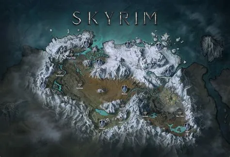 How big is skyrim world?