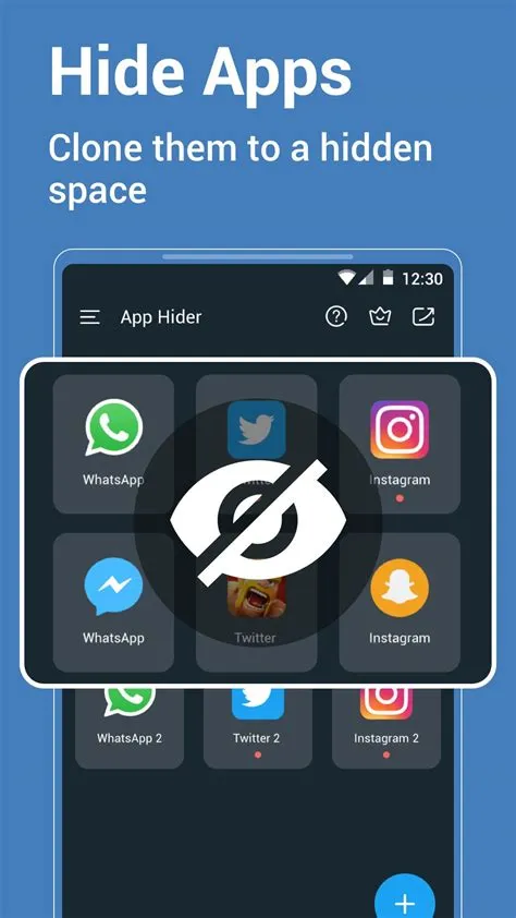 What app can hide other apps?