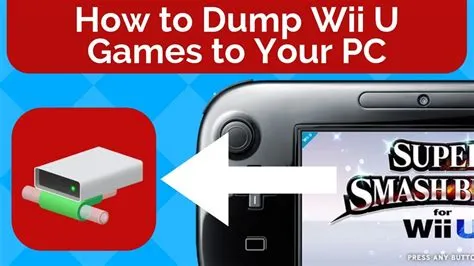 How do you dump a wii u?