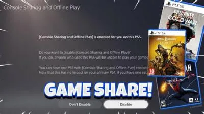 Can you play the same game at the same time with gameshare ps5?