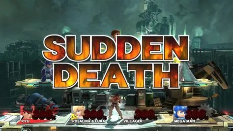 What is sudden death in a game?