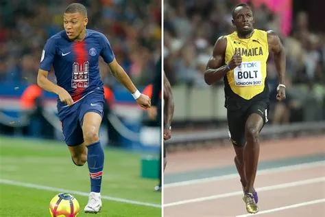 How fast is mbappe in 100m?