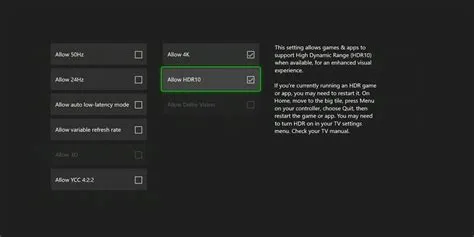 Should i enable hdr on xbox?