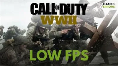 Why is cod fps so low?