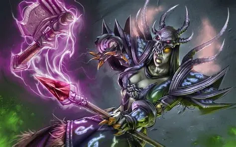 Who was the first warlock in wow?