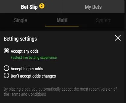 Should you accept higher odds?