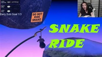 Should i ride the snake in getting over it?