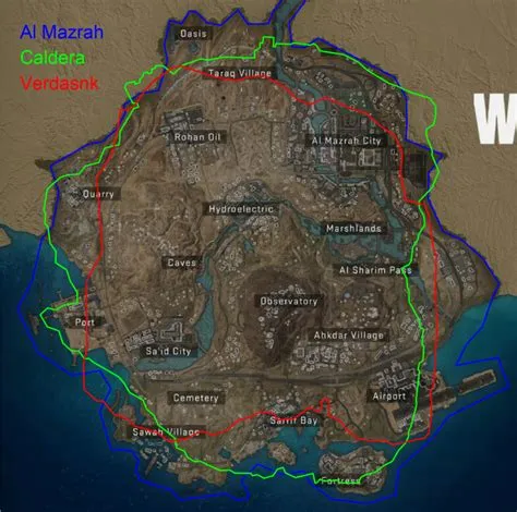 Is caldera map bigger than verdansk?