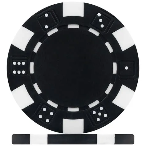 What do black poker chips mean?