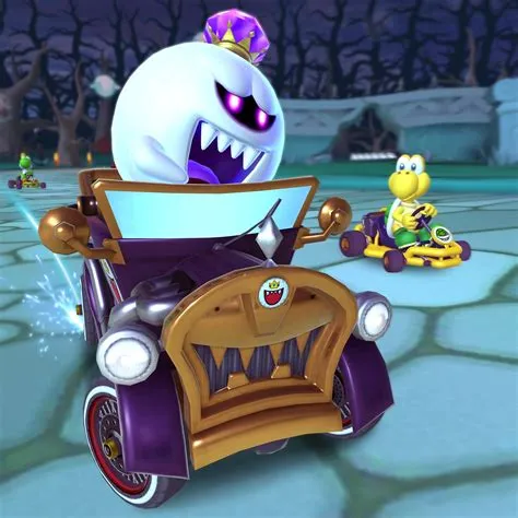 How do you get king boo in mario kart?