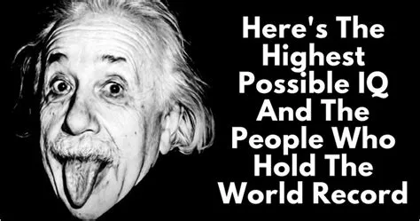 Who holds the world record for iq?