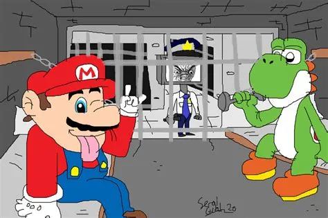 Why did mario go to jail?