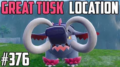 What is the catch rate of great tusk pokemon?