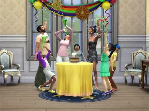 What happens on a sims birthday?