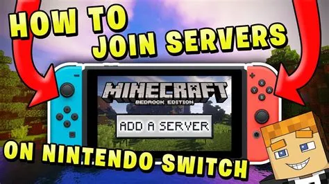 How do you connect a switch in minecraft?