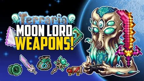 What weapon is best for moon lord terraria?