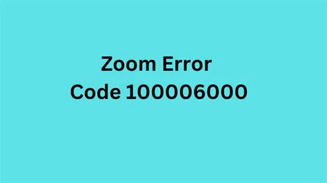 What is error code100006000?