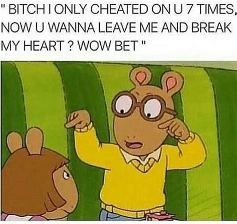 Who cheated on arthur?