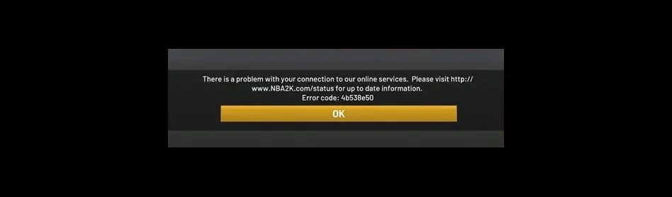 What is error code 4b538e 2k23?