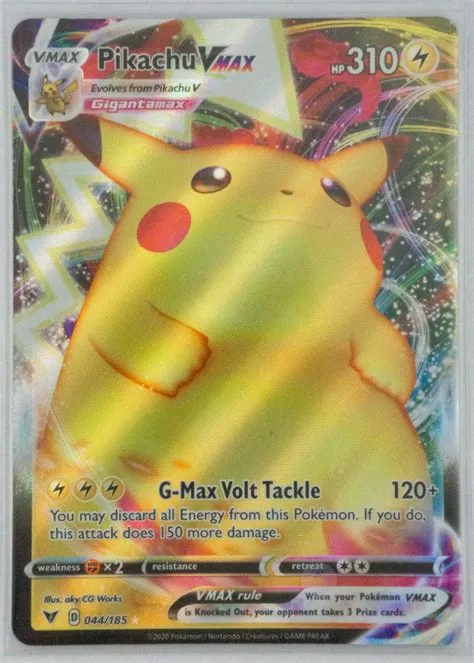 What are the odds of getting pikachu vmax?