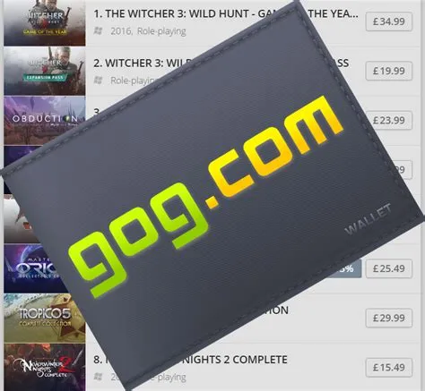 Where is the gog wallet?