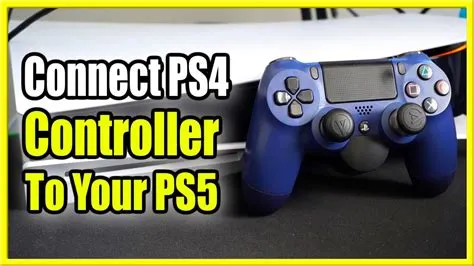 Why cant i connect my ps4 controller to my ps5?