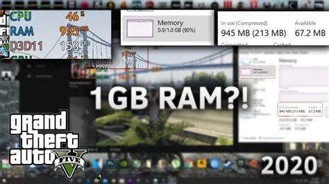 Can gta 4 run on 1gb ram pc?