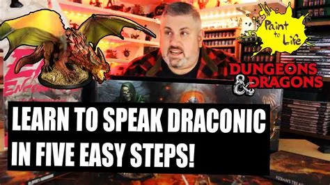 Do dragons speak draconic?