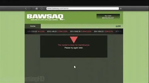 Why is bawsaq down?