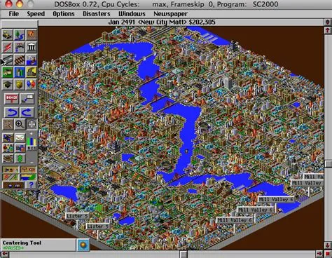 What is the size of simcity 2000 map?