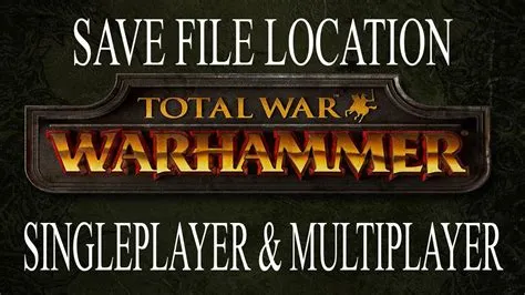 How to save total war?