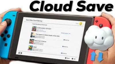 Is switch game data saved on the cloud?