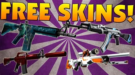 Do you get free skins in csgo?