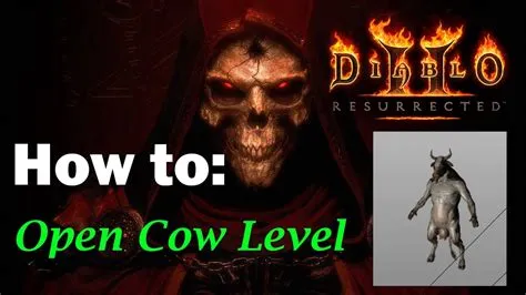 Can you open cow level on nightmare?