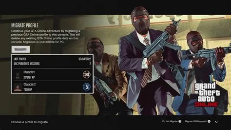 Do i have to migrate my gta online character?