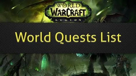 How many world quests can you do per day in wow?