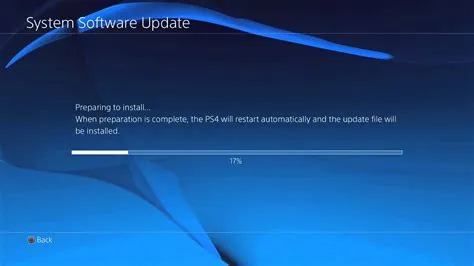 Does ps4 automatically update firmware?