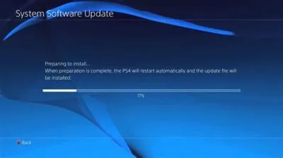 Does ps4 automatically update firmware?