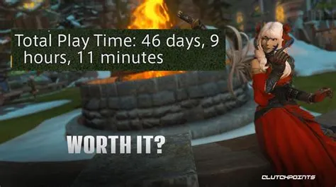 How many hours do you play ffxiv?