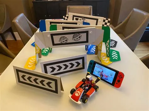 Can you use two sets of gates in mario kart live?