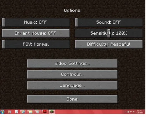 Where is advanced video settings in minecraft?