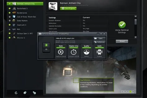 Can you record with geforce experience?