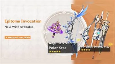 How much pity is a 5-star weapon?