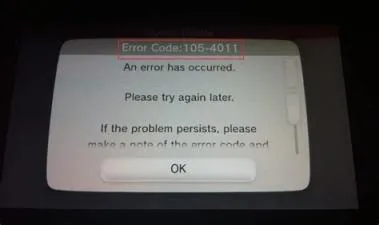 What is error code 50100 wii?