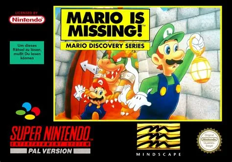 Is mario is missing canon?