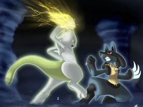 Who is stronger mewtwo or lucario?