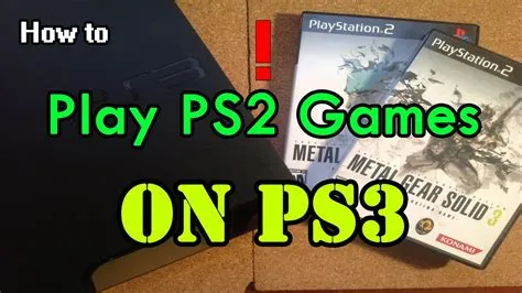 Can you put ps2 games in a ps3?