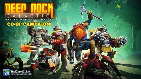 Is deep rock galactic online co-op?